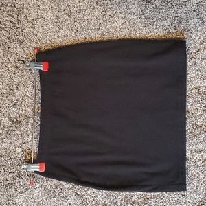 H&M Black stretch mini skirt